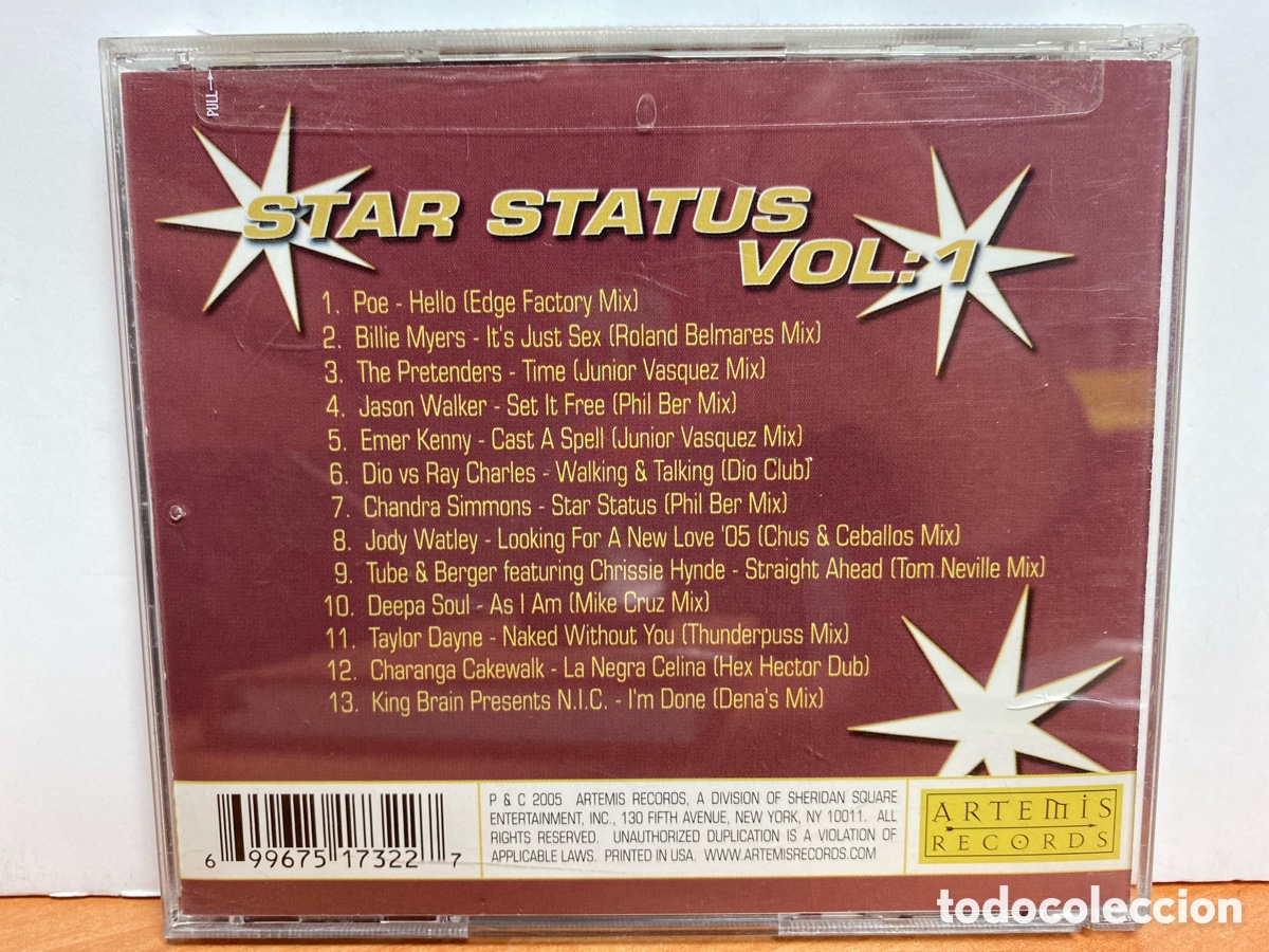 CDs de m&uacute;sica: Various - Star Status Vol. 1 (CD, Comp) *Precintado* - Foto 2