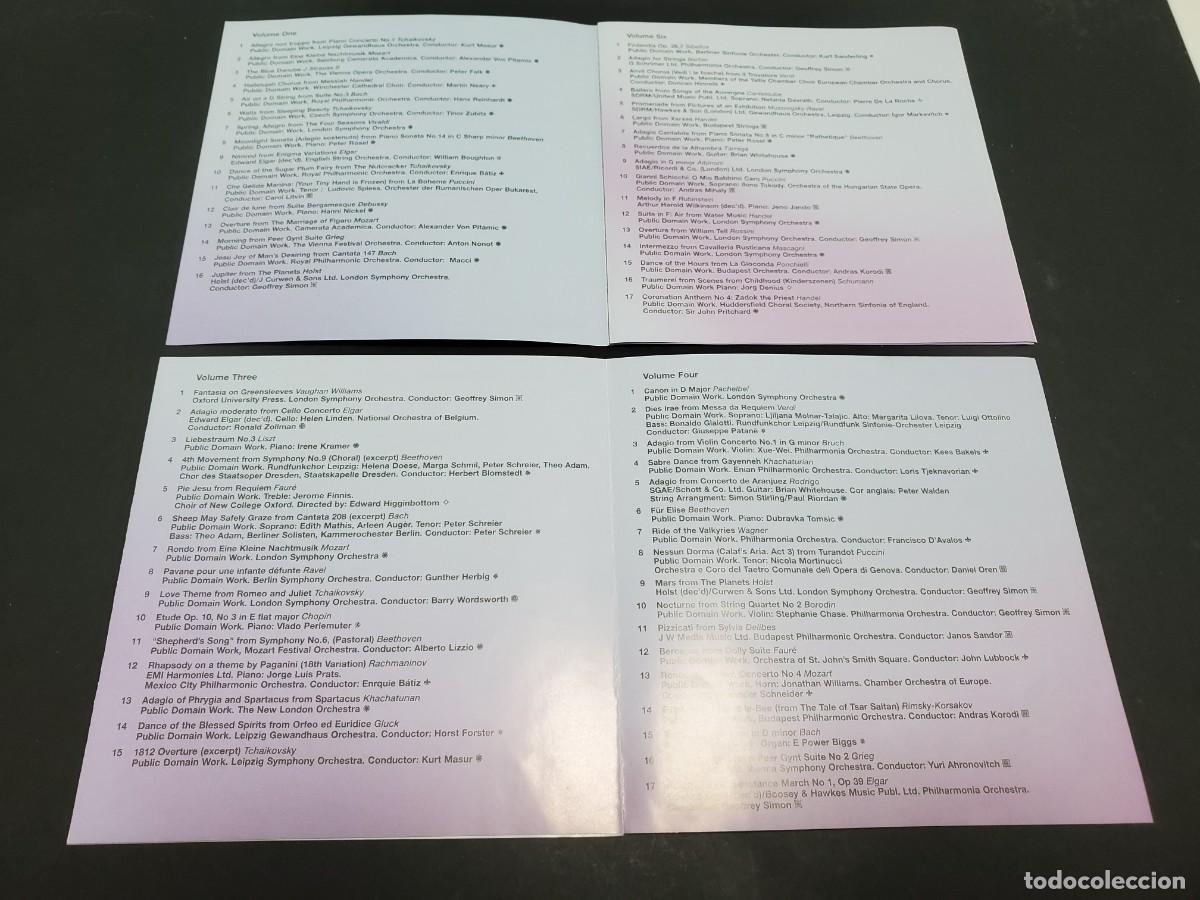 CDs de m&uacute;sica: BOX 6 cd - 100% classics - 100 classical masterpieces - various artists - Foto 2