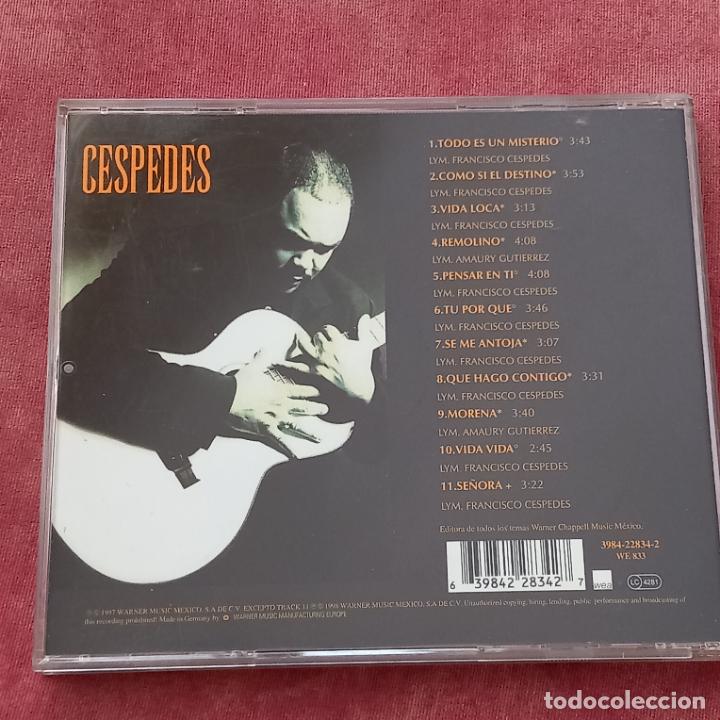 CDs de m&uacute;sica: CD. FRANCISCO C&Eacute;SPEDES. VIDA LOCA. - Foto 2