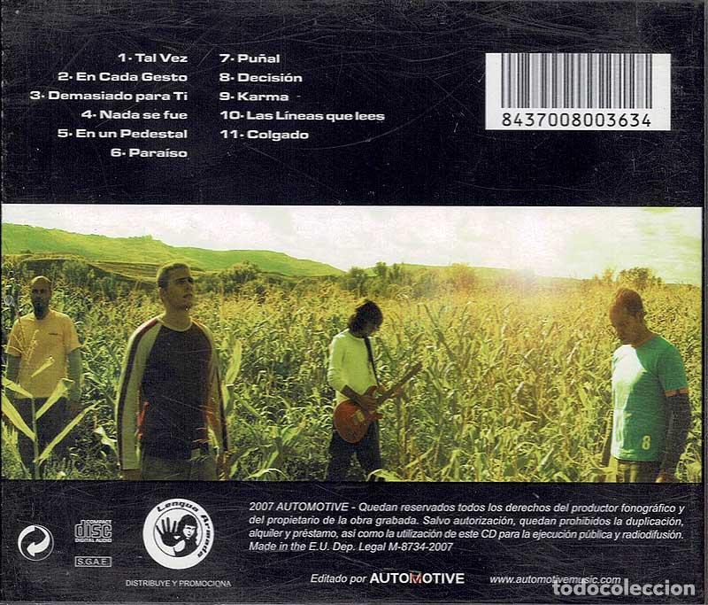 CDs de m&uacute;sica: Automotive - Las L&iacute;neas que Lees. CD - Foto 2