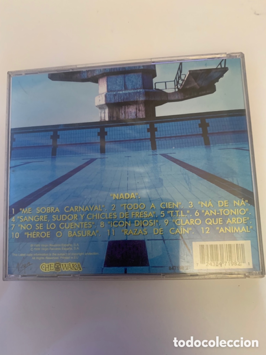 CDs de m&uacute;sica: CD los enemigos nada. NM - Foto 2