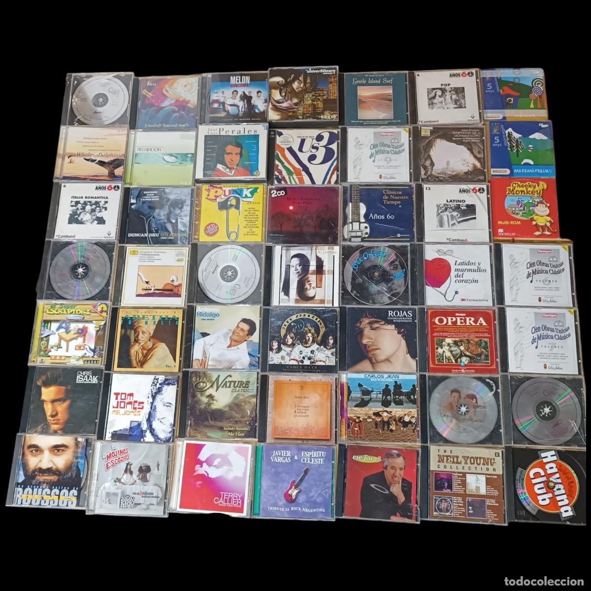lote de 50 discos de música variada - cd's - cd - Comprar CD de música de  outros estilos no todocoleccion