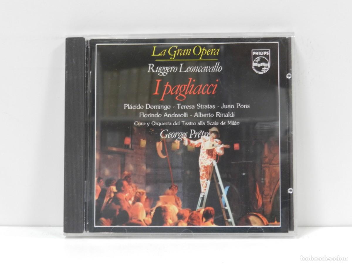 CDs de m&uacute;sica: DISCO CD. Leoncavallo &ndash; I Pagliacci - La Gran &Oacute;pera. COMPACT DISC. - Foto 1