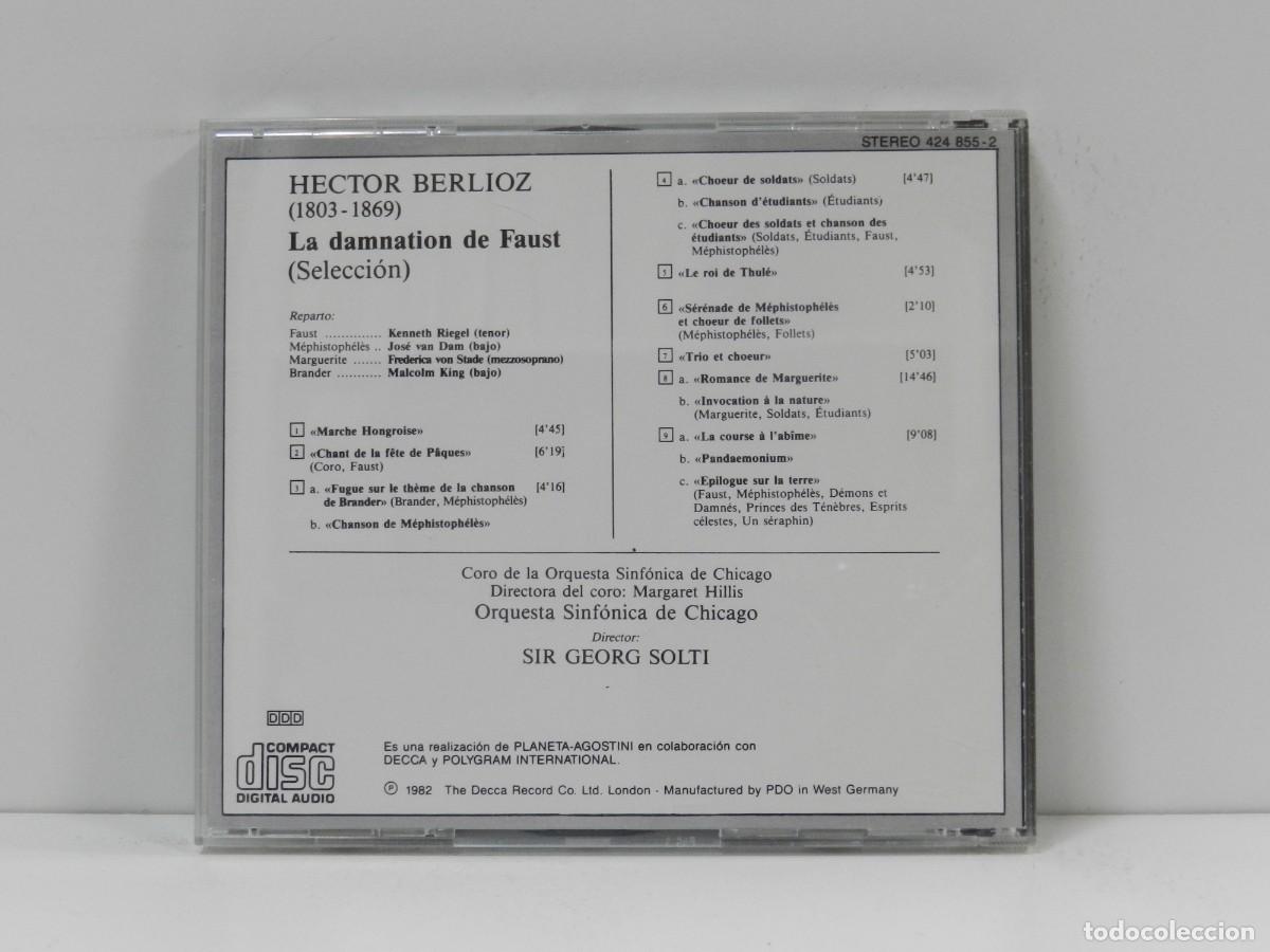 CDs de m&uacute;sica: DISCO CD. Berlioz &ndash; La Damnation De Faust - La Gran &Oacute;pera. COMPACT DISC. - Foto 2