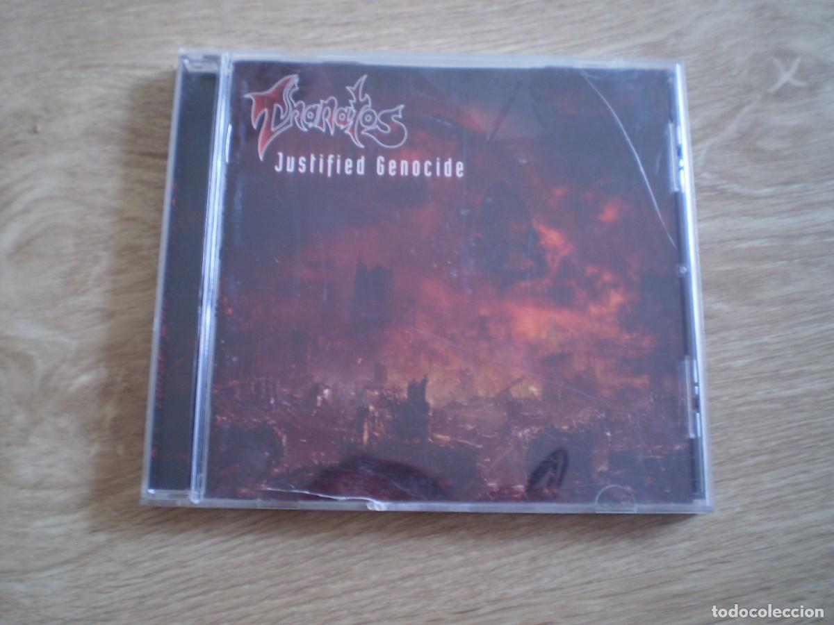 CDs de m&uacute;sica: cd. thanatos. justified genocide. LIBRETO. - Foto 1
