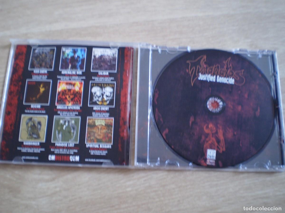 CDs de m&uacute;sica: cd. thanatos. justified genocide. LIBRETO. - Foto 2