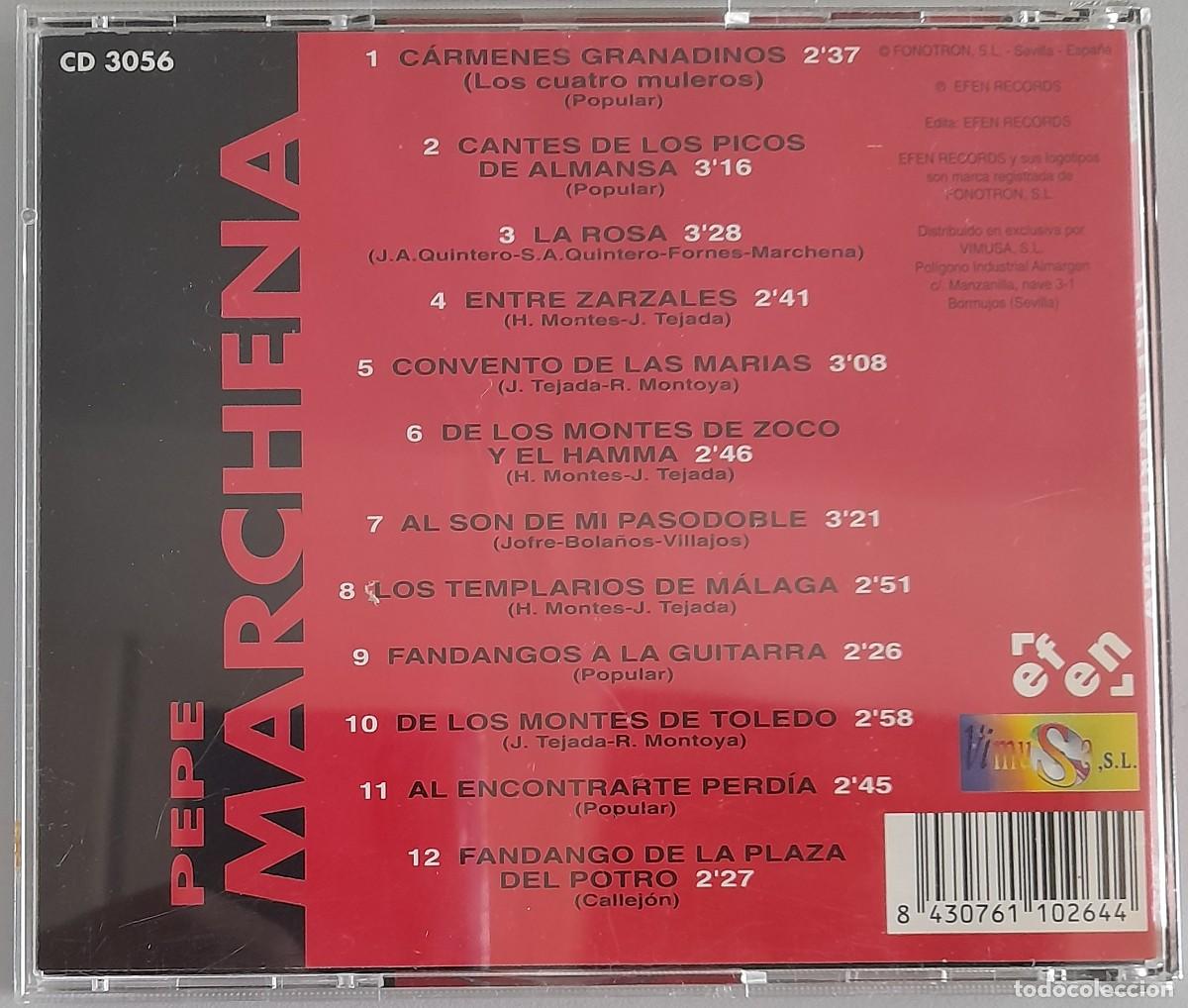 CDs de m&uacute;sica: PEPE MARCHENA - FLAMENCO DE ORO - Foto 2