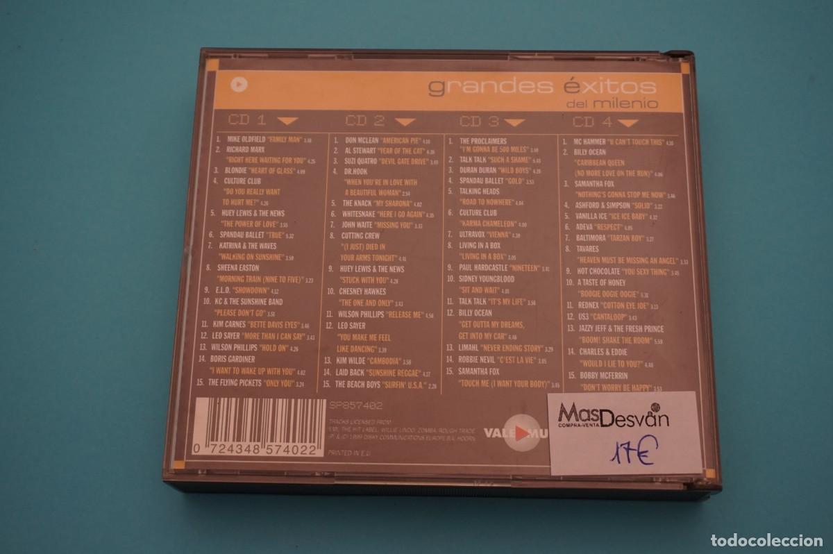 CDs de m&uacute;sica: CD - GRANDES EXITOS DEL MILENIO (4 X CDS) - Foto 5