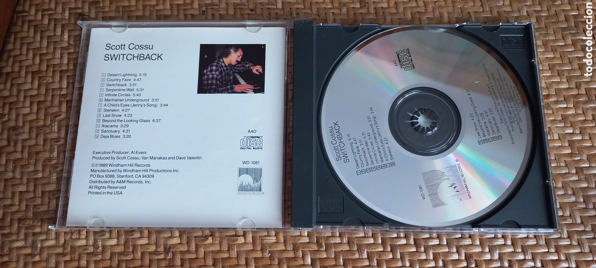 CDs de m&uacute;sica: Scott Cossu CD Switchback featuring Van Manakas - Foto 2