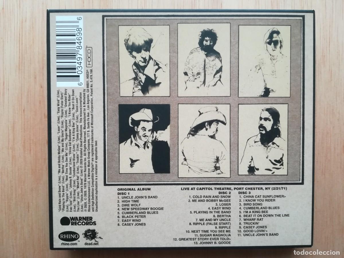 CDs de m&uacute;sica: Grateful Dead. A workingman&acute;s dead. 3CDs. HDCD. 50th anniversary, 2020 - Foto 2