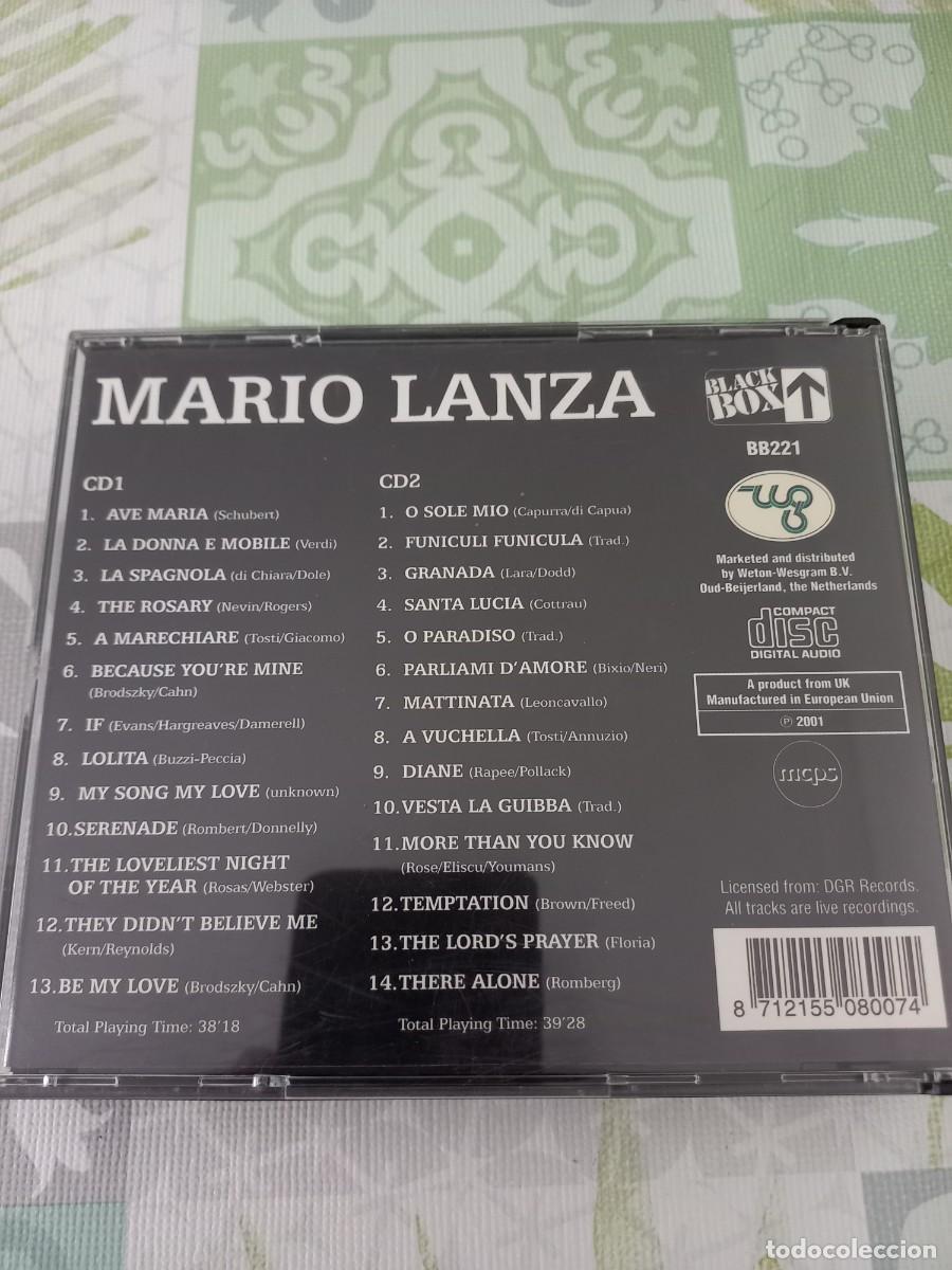 CDs de m&uacute;sica: 2 CDS DE MARIO LANZA. O SOLE M&Iacute;O - Foto 2