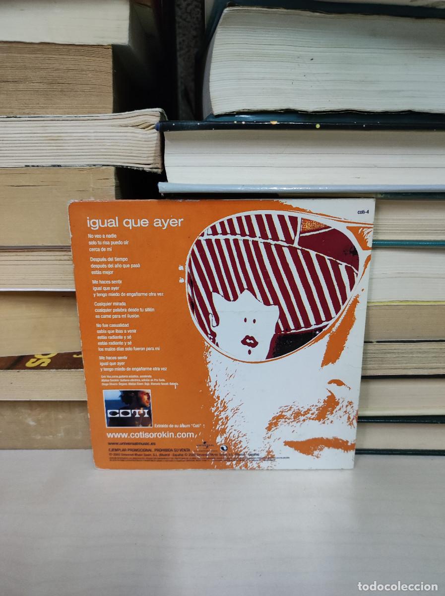 CDs de m&uacute;sica: Coti &ndash; Igual Que Ayer - Foto 2