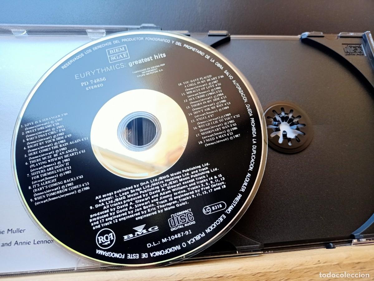 CDs de m&uacute;sica: EURYTHMICS - GREATEST HITS - 1991 - Foto 5