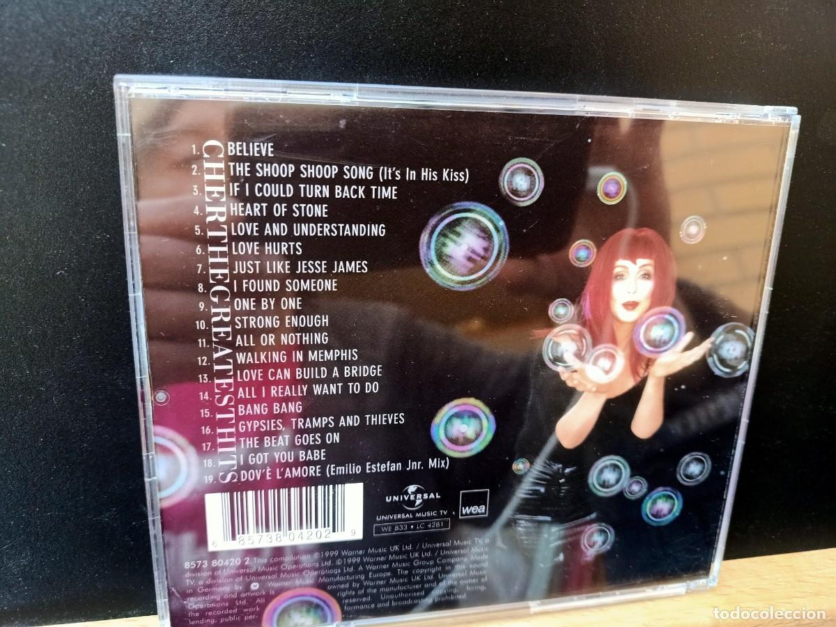 CDs de m&uacute;sica: CHER - THE GREATEST HITS - 1999 - Foto 4