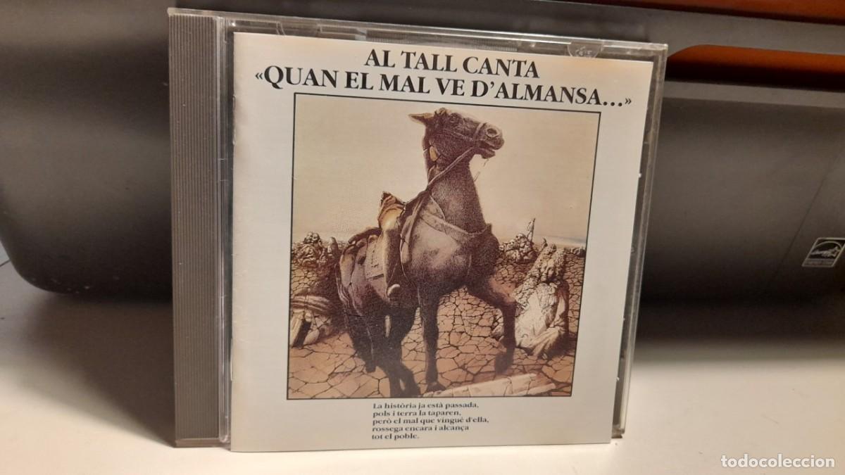 CDs de m&uacute;sica: CD AL TALL : CANTA QUAN EL MAL VE D&acute;ALMANSA - Foto 1