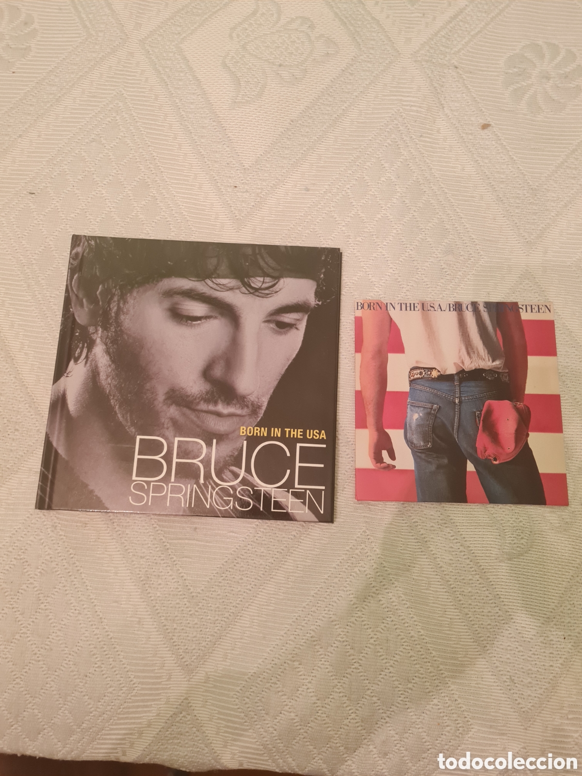 CDs de m&uacute;sica: LIBRO +CD. BRUCE SPRINGSTEEN. BORN IN THE USA - Foto 1