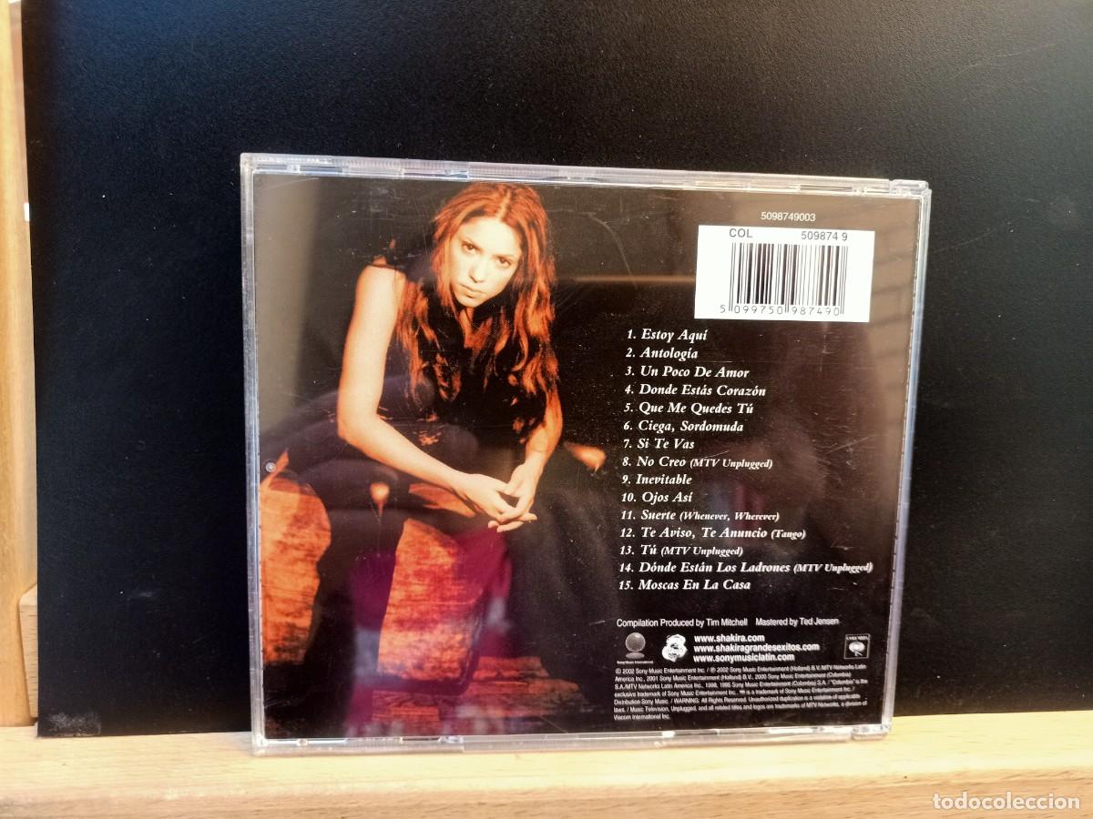 CDs de m&uacute;sica: SHAKIRA - GRANDES &Eacute;XITOS - 2002 - Foto 4