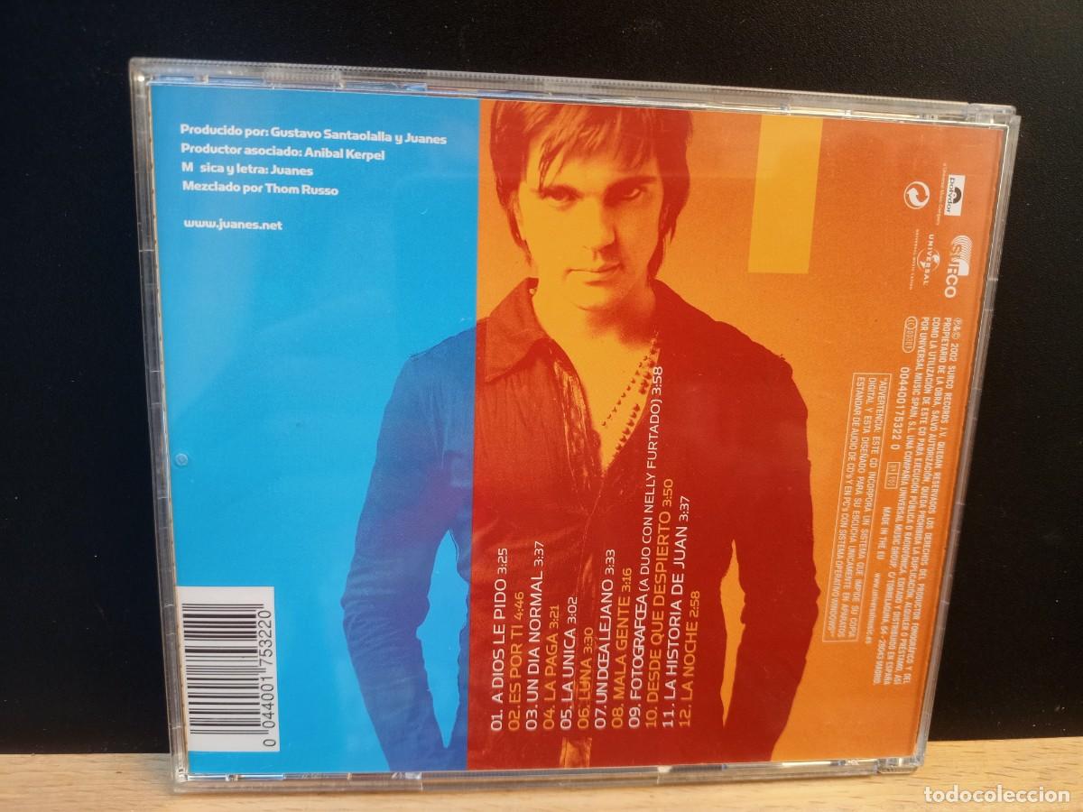 CDs de m&uacute;sica: JUANES - UN D&Iacute;A NORMAL - 2002 - Foto 4