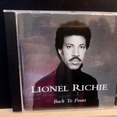 CDs de Música: LIONEL RICHIE - BACK TO FRONT - 1992