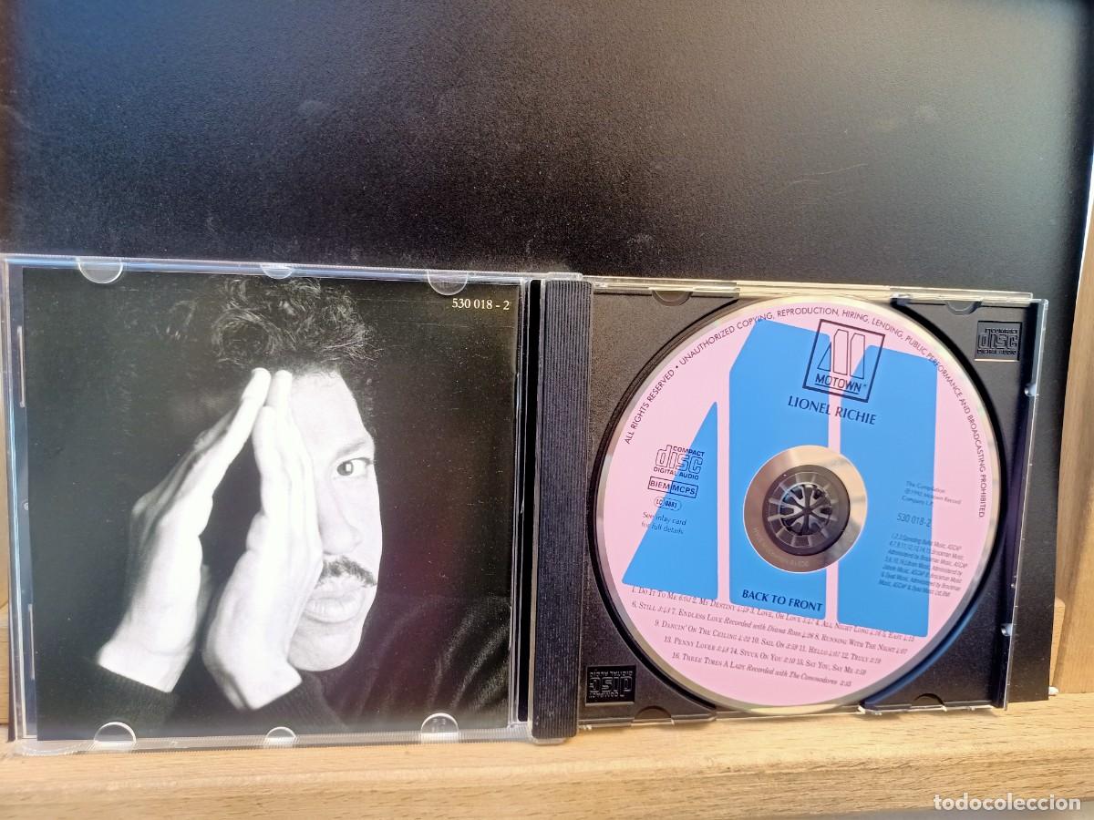 CDs de m&uacute;sica: LIONEL RICHIE - BACK TO FRONT - 1992 - Foto 3