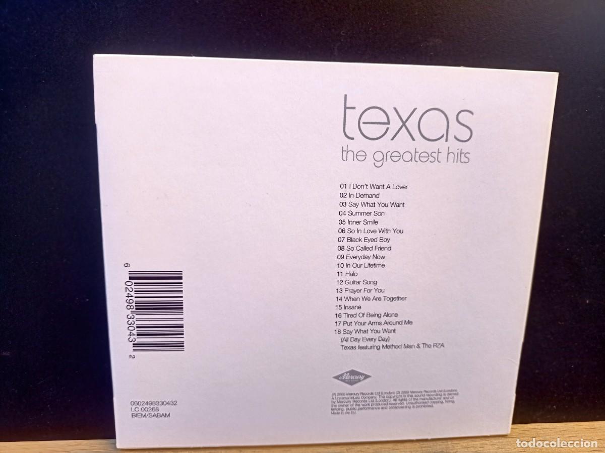 CDs de m&uacute;sica: TEXAS - THE GREATEST HITS - 2000 - Foto 3