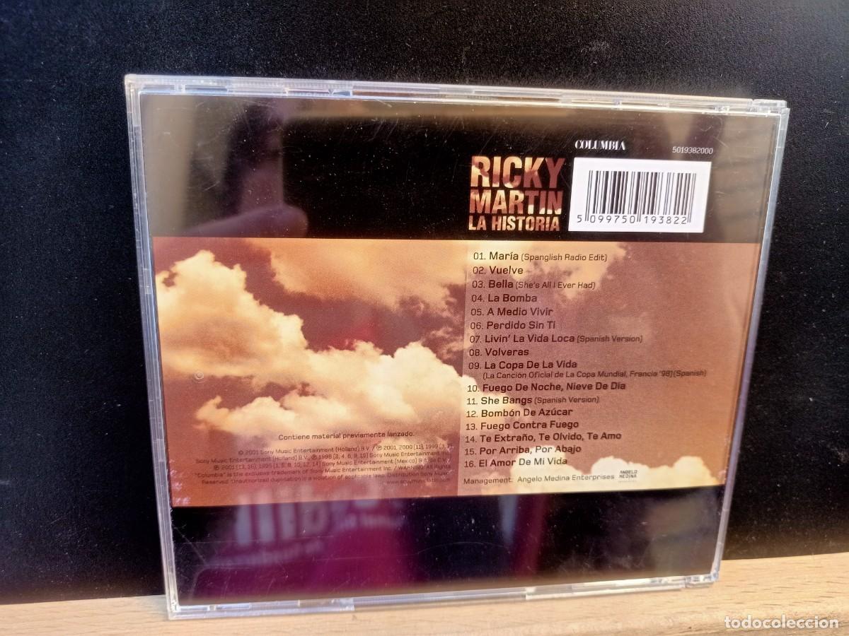 CDs de m&uacute;sica: RICKY MARTIN - LA HISTORIA - 2001 - Foto 4