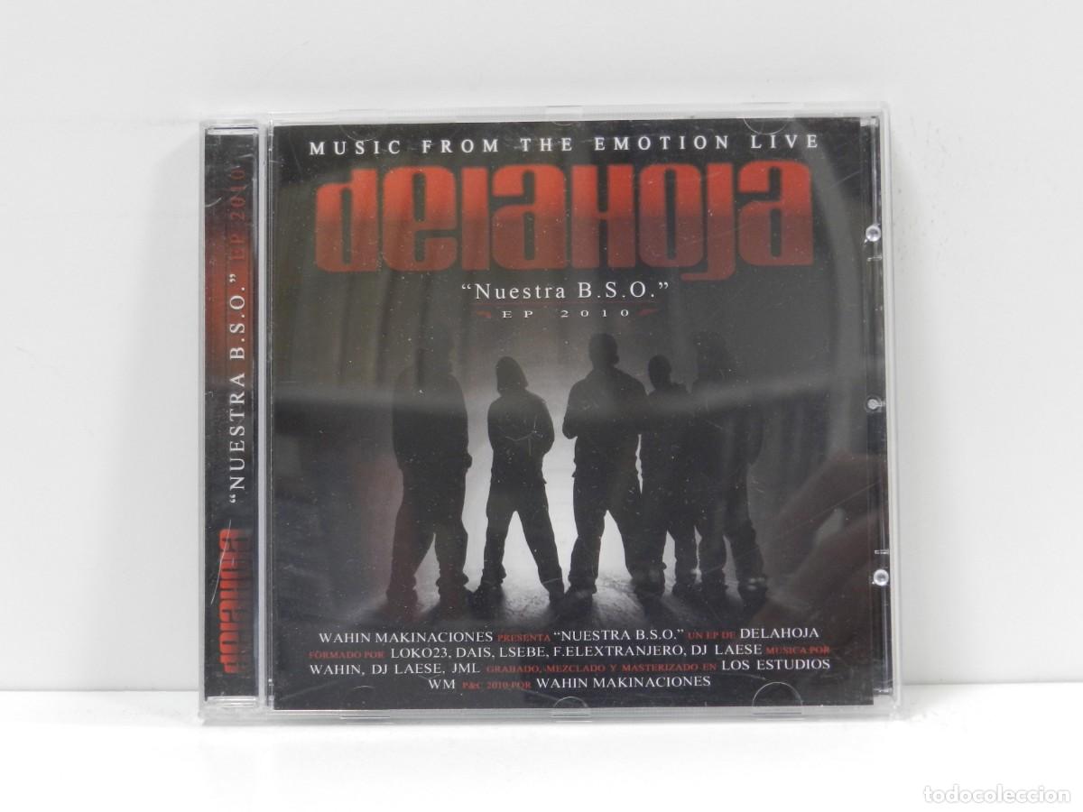 CDs de m&uacute;sica: DISCO CD. Delahoja &ndash; Nuestra B.S.O.. COMPACT DISC. - Foto 1