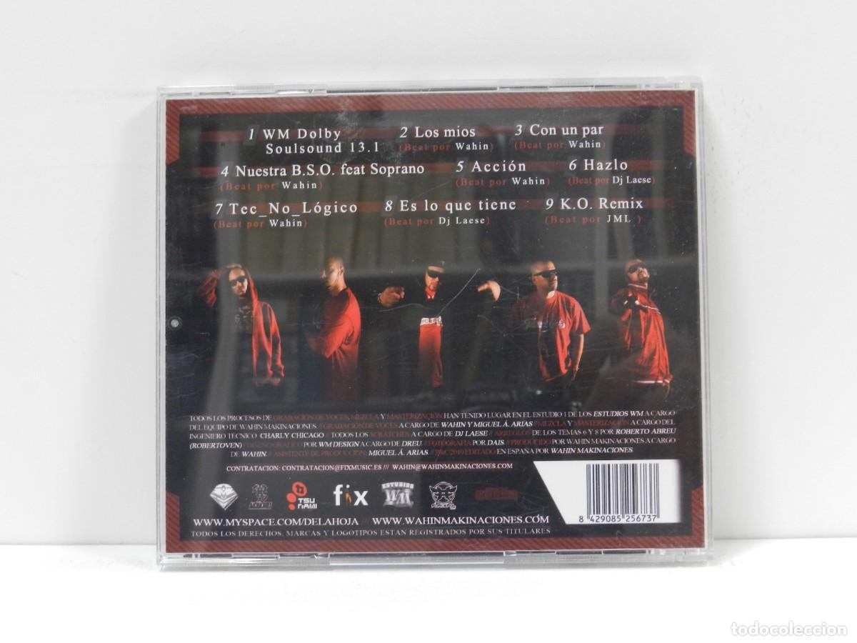 CDs de m&uacute;sica: DISCO CD. Delahoja &ndash; Nuestra B.S.O.. COMPACT DISC. - Foto 2