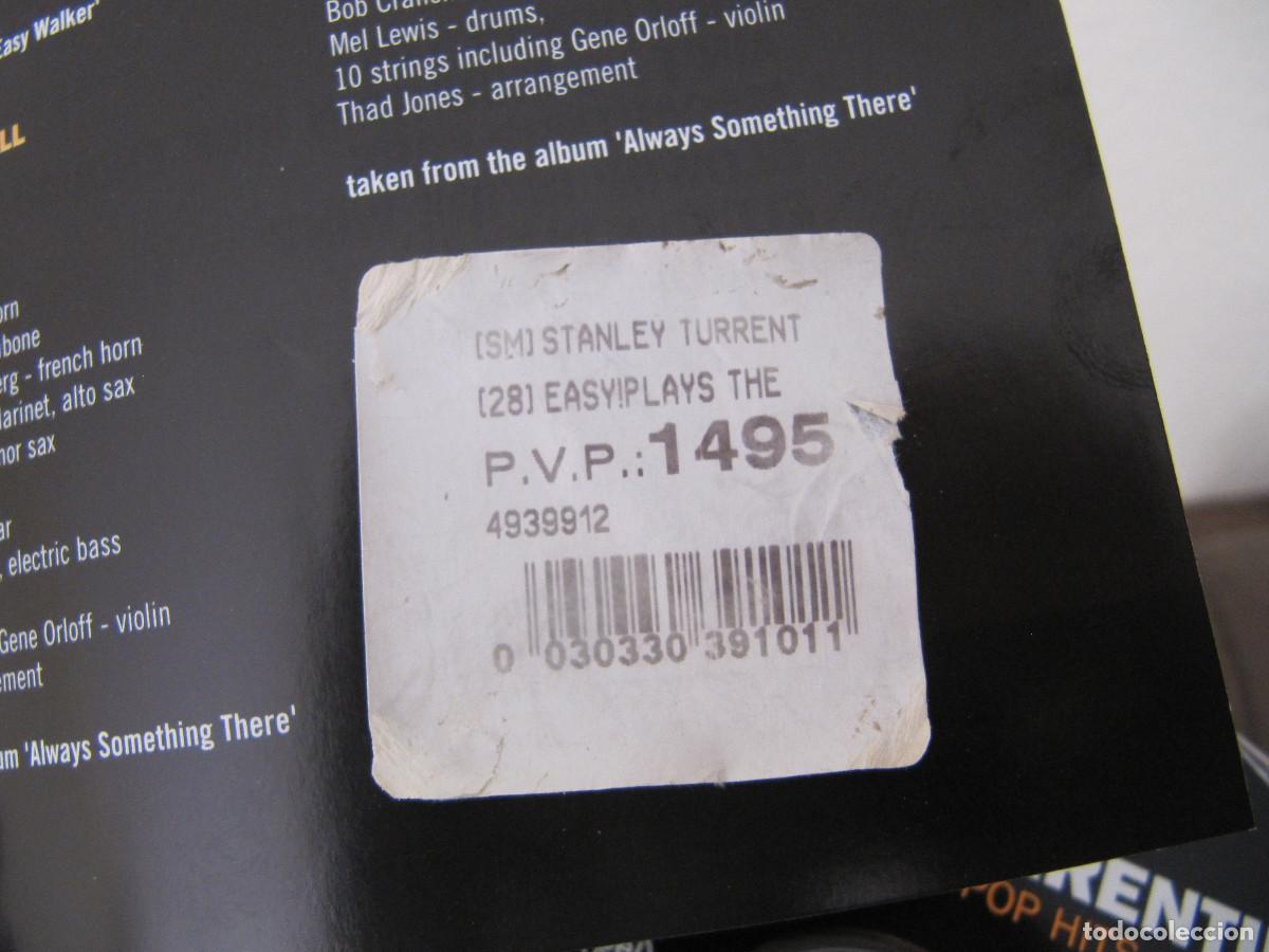 CDs de m&uacute;sica: STANLEY TURRENTINE - PLAYS THE POP HITS - EASY (CD) - Foto 2