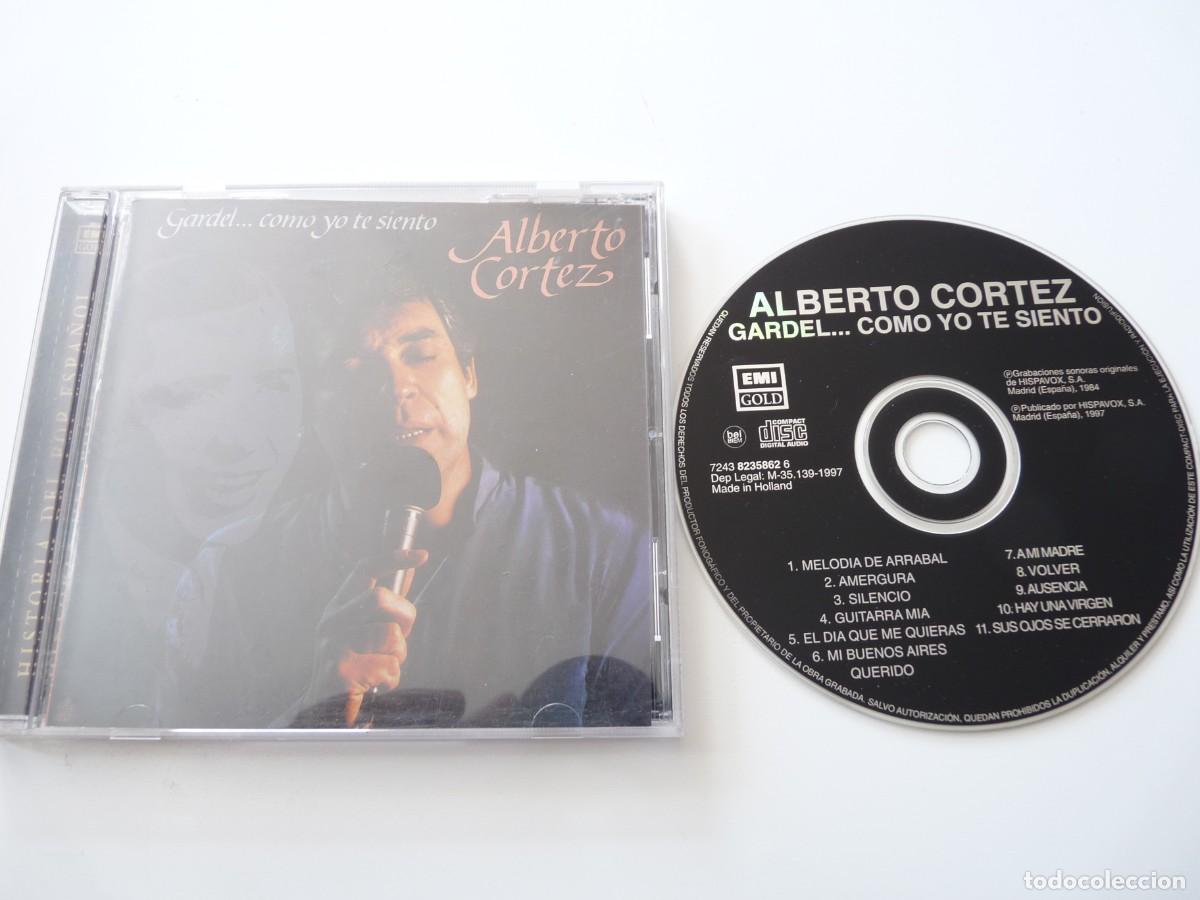 CDs de m&uacute;sica: CD GARDEL... COMO YO TE SIENTO de ALBERTO CORTEZ REF: 6-51 - Foto 1