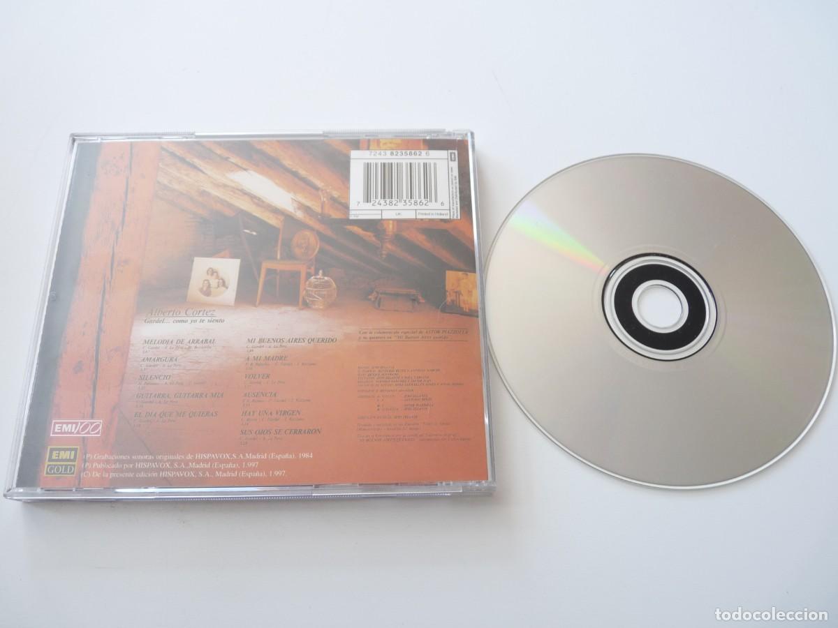CDs de m&uacute;sica: CD GARDEL... COMO YO TE SIENTO de ALBERTO CORTEZ REF: 6-51 - Foto 2