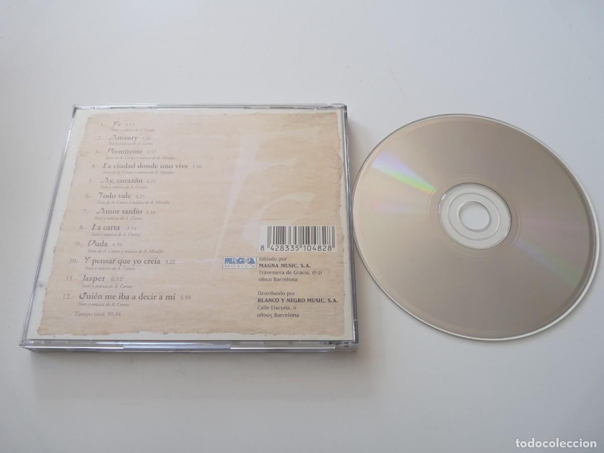 CDs de m&uacute;sica: CD FE de ALBERTO CORTEZ REF: 6-52 - Foto 2
