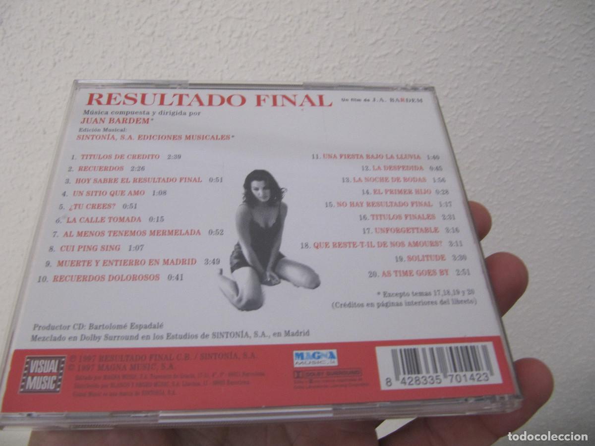 CDs de m&uacute;sica: RESULTADO FINAL - JUAN BARDEM - Foto 5