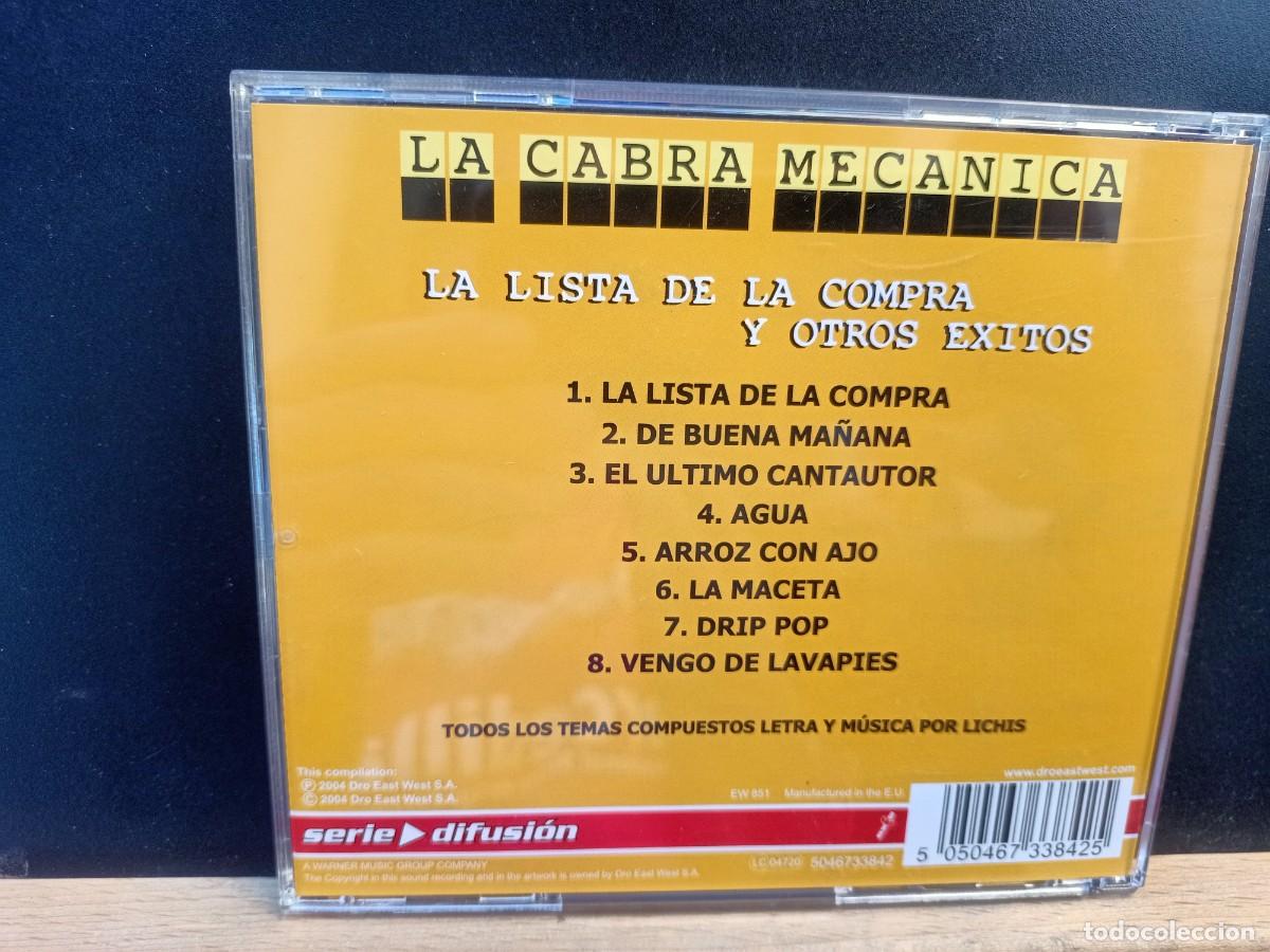 CDs de m&uacute;sica: LA CABRA MEC&Aacute;NICA - LA LISTA DE LA COMPRA Y OTROS &Eacute;XITOS - 2004 - Foto 3