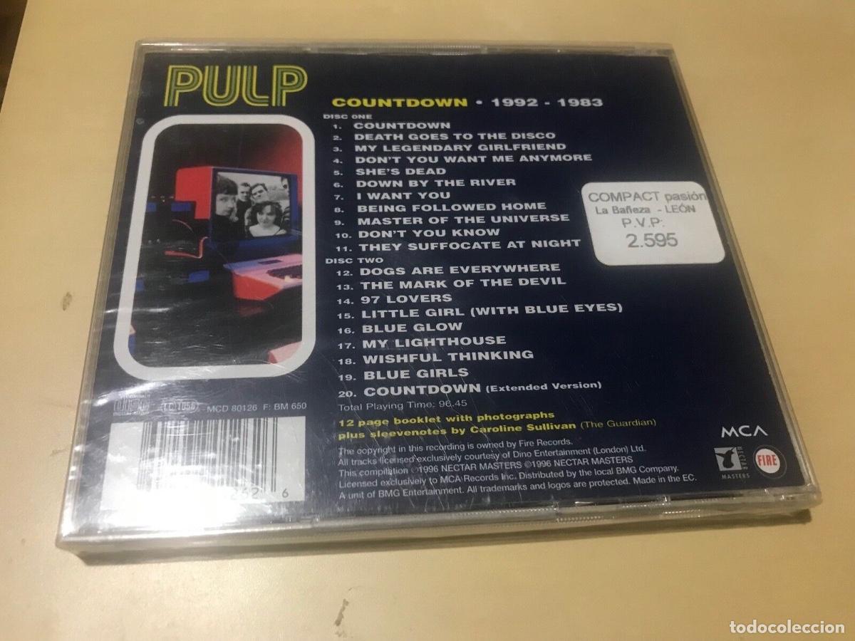 CDs de m&uacute;sica: PULP - COUNTDOWN 1992-1983 CD RECOPILACION MCA 1996 - PRECINTADO - Foto 2