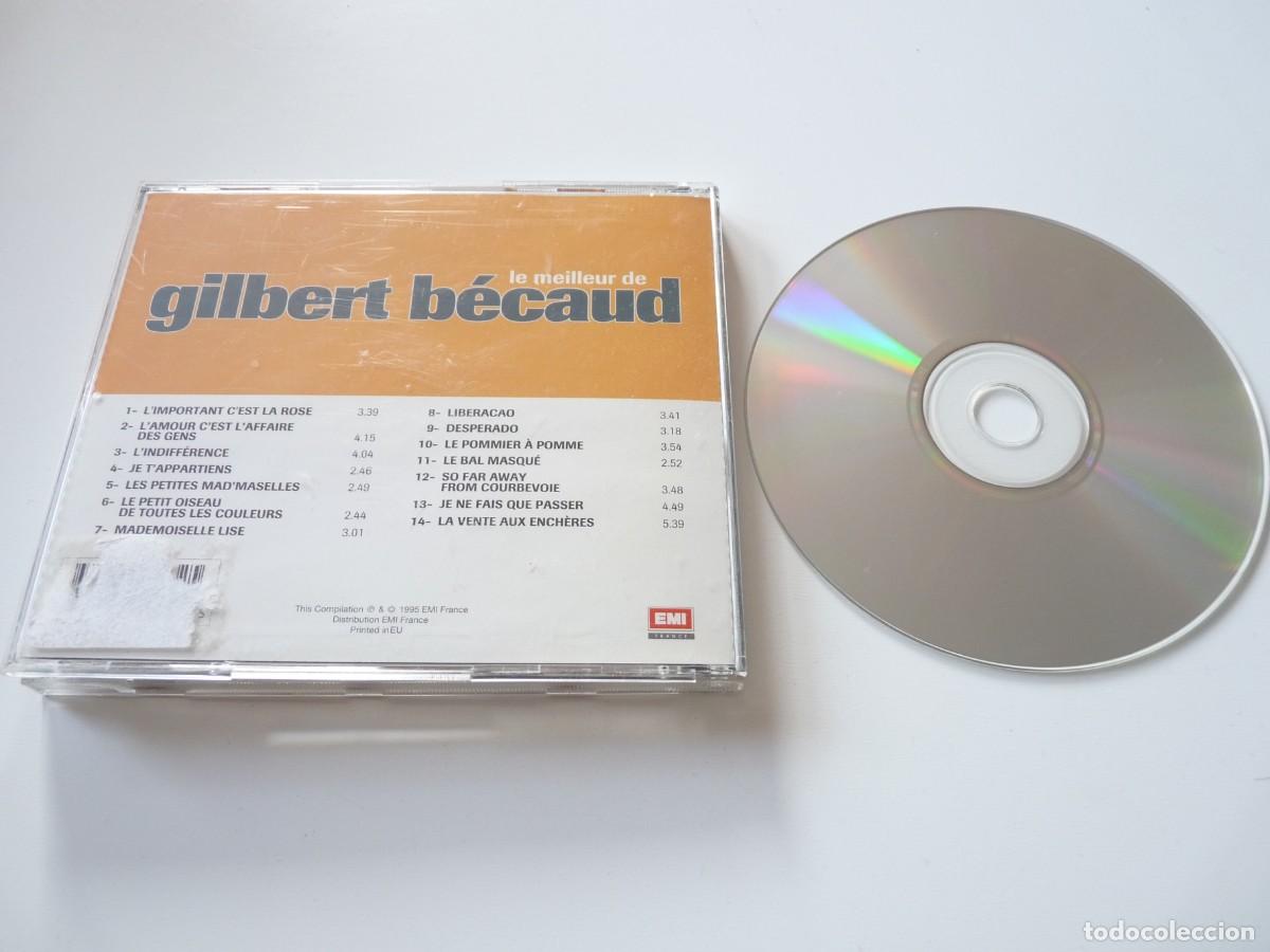 CDs de m&uacute;sica: CD LE MEILLEUR DE GILBERT B&Eacute;CAUD REF: 6-63 - Foto 2