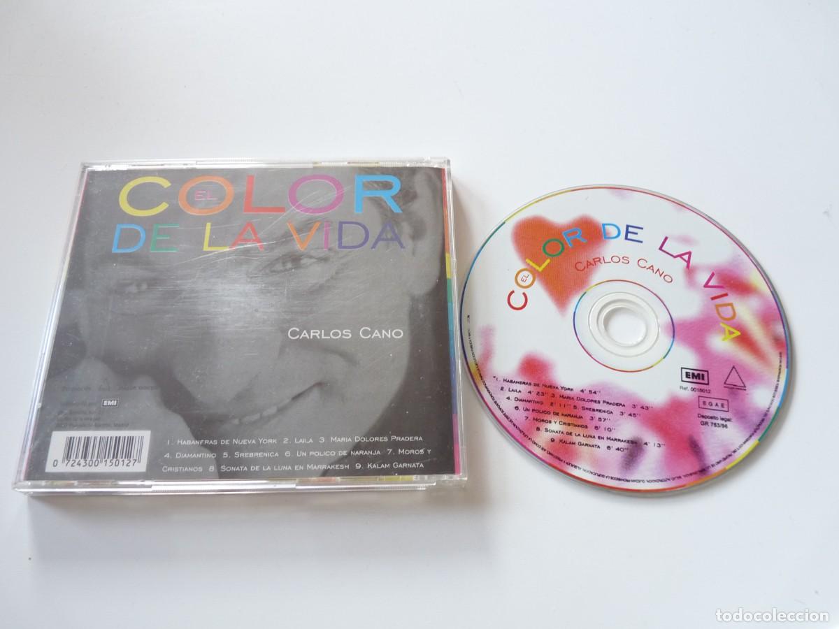 CDs de m&uacute;sica: CD EL COLOR DE LA VIDA de CARLOS CANO REF: 6-66 - Foto 2