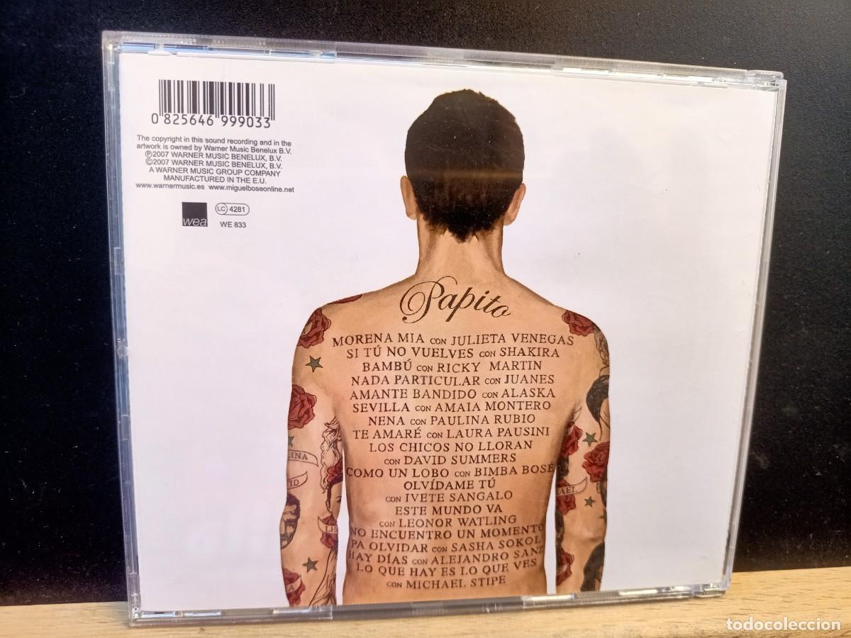 CDs de m&uacute;sica: MIGUEL BOS&Eacute; - PAPITO - 2007 - Foto 3
