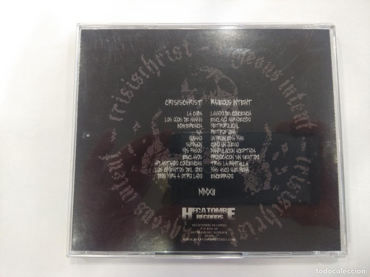 CDs de m&uacute;sica: CRISISCHRIST RAGEOUS INTENT/MMXII SPLIT/CD. - Foto 3