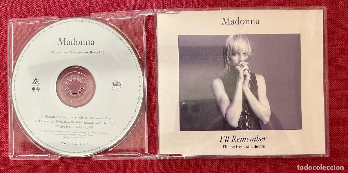 CDs de m&uacute;sica: Madonna - I&acute;ll Remember *4 - 9362 41453-2 - Cd Single - Germany - 2nd issue - Foto 1