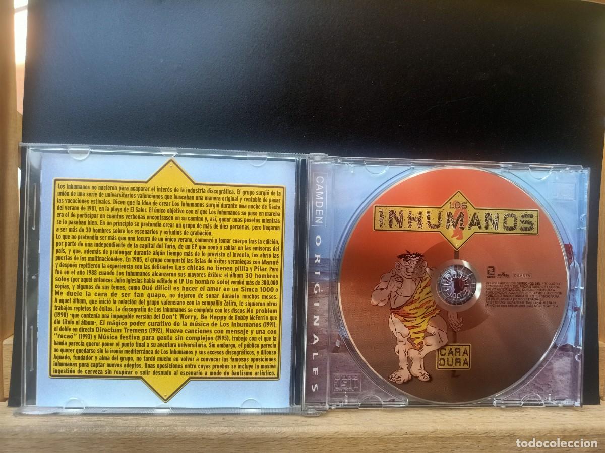 CDs de m&uacute;sica: LOS INHUMANOS - CARA DURA - 2001 - Foto 3