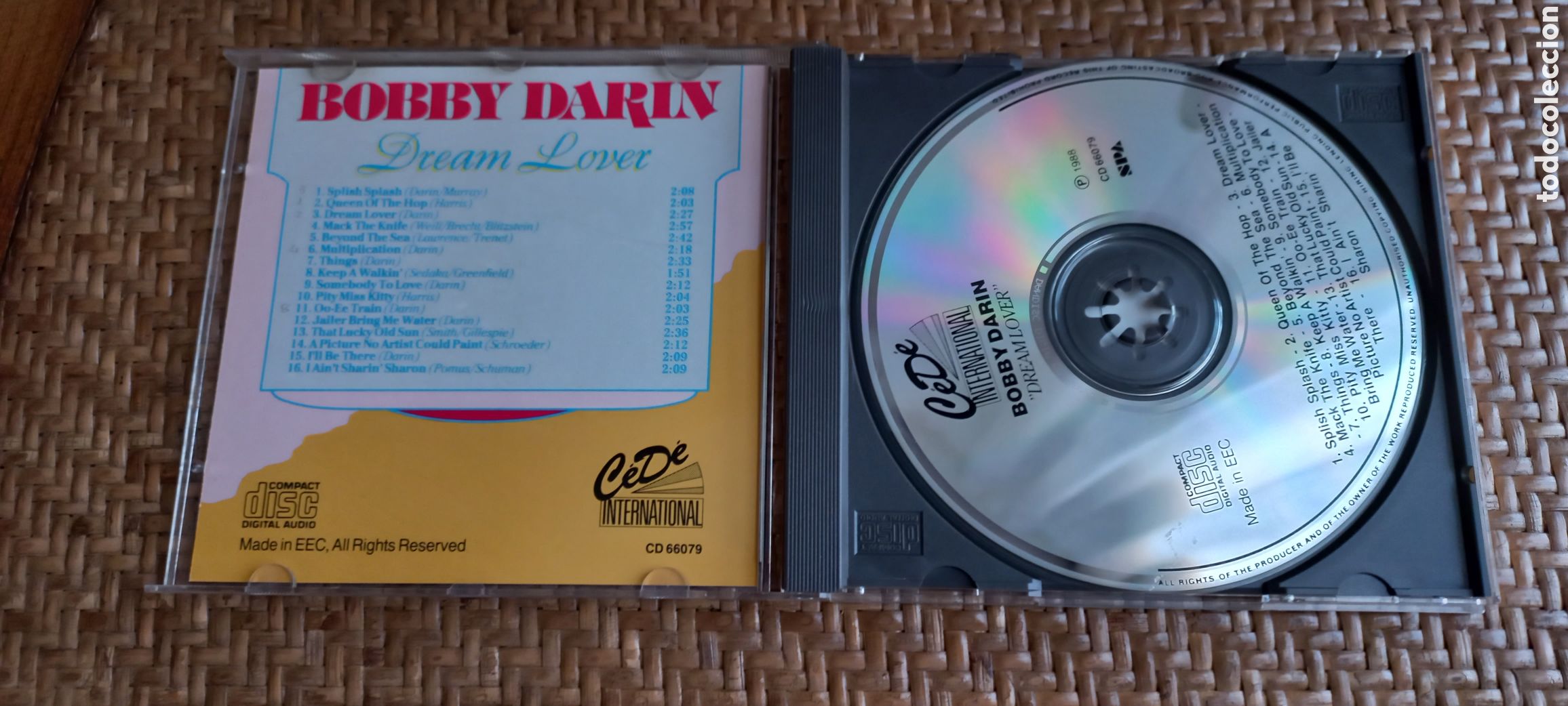 CDs de m&uacute;sica: Bobby Darin CD Dream Lover C&eacute;D&eacute; International - Foto 2