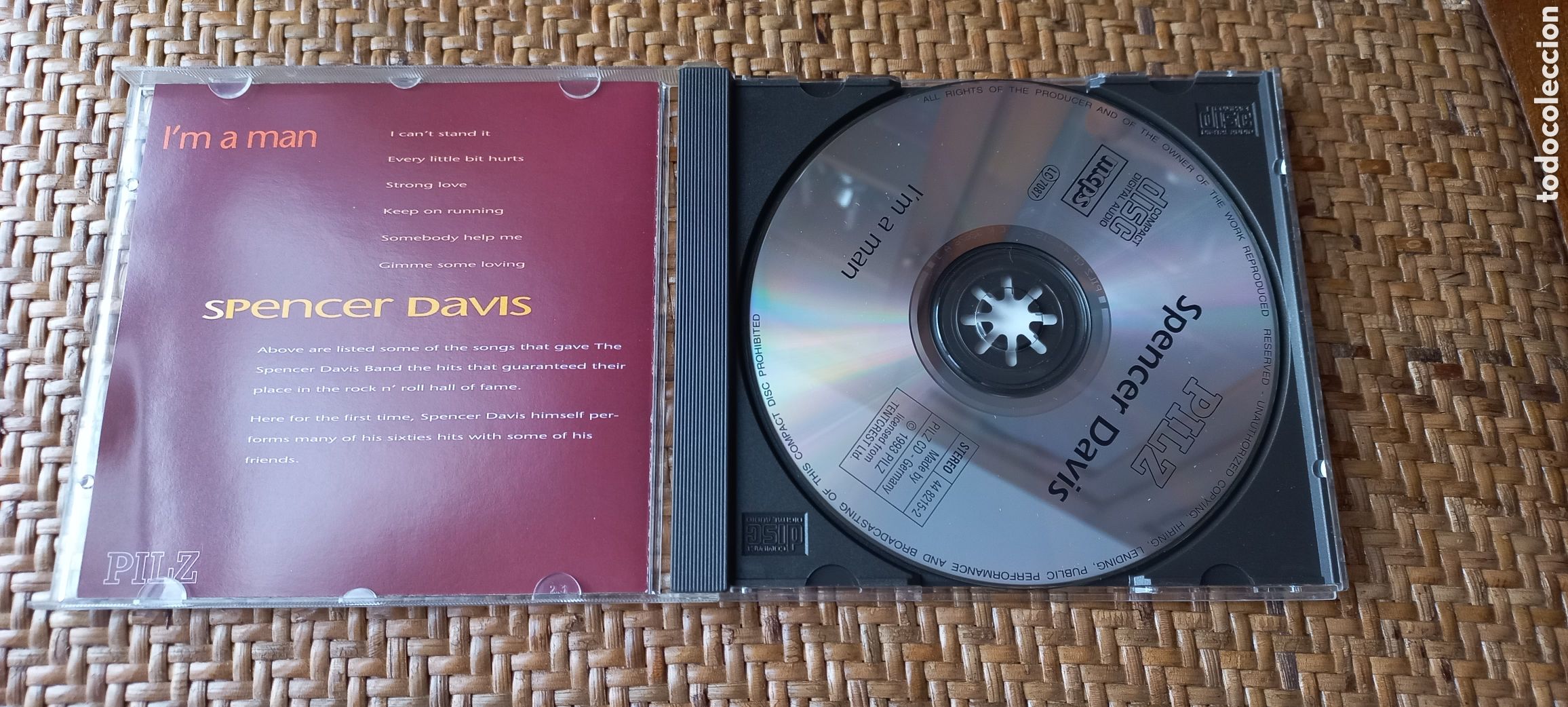 CDs de m&uacute;sica: Spencer Davis CD Im a Man Pilz - Foto 2