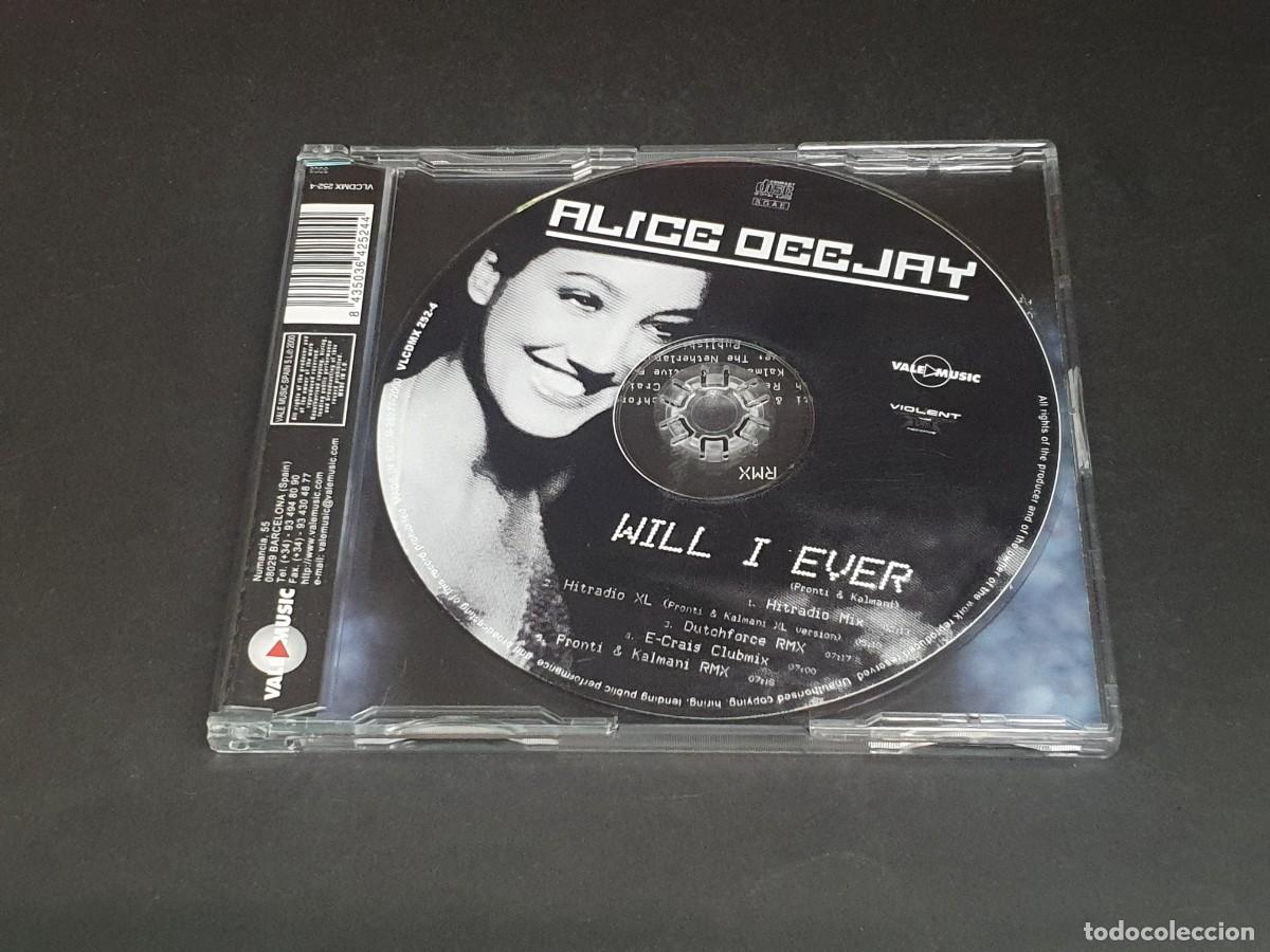 CDs de m&uacute;sica: CD ALICE DEEJAY - WILL I EVER - 2000 - Foto 2