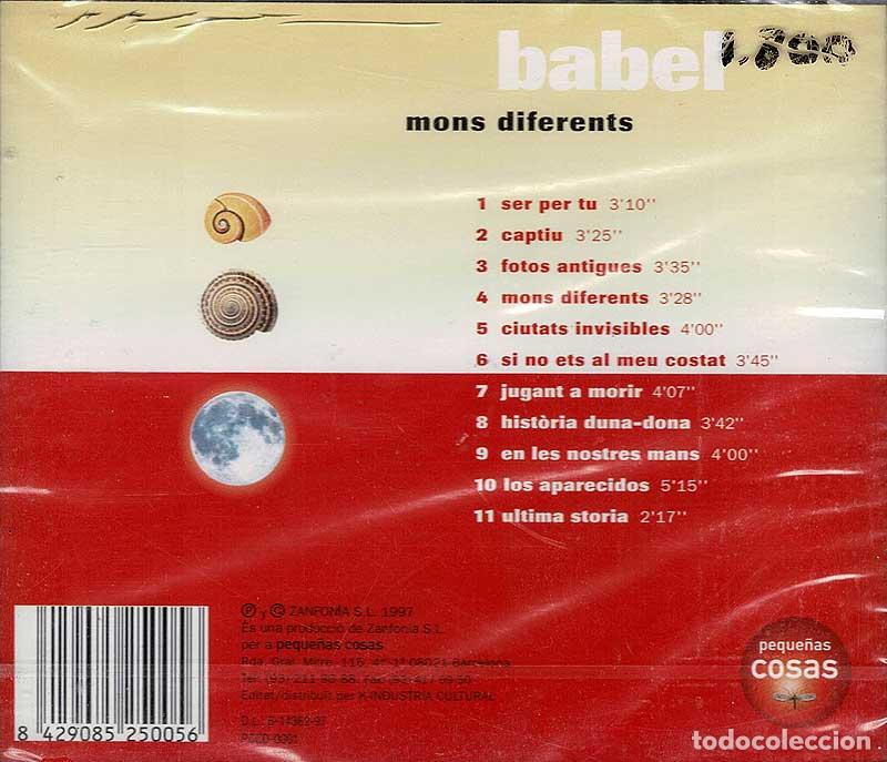 CDs de m&uacute;sica: Babel - Mons Diferents. CD (precintado) - Foto 2