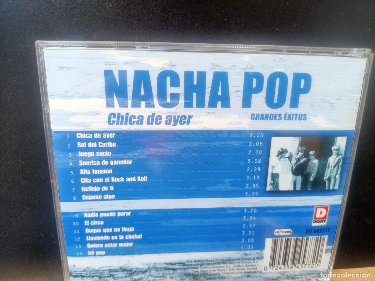 CDs de m&uacute;sica: NACHA POP - CHICA DE AYER - GRANDES &Eacute;XITOS - 2001 - Foto 3