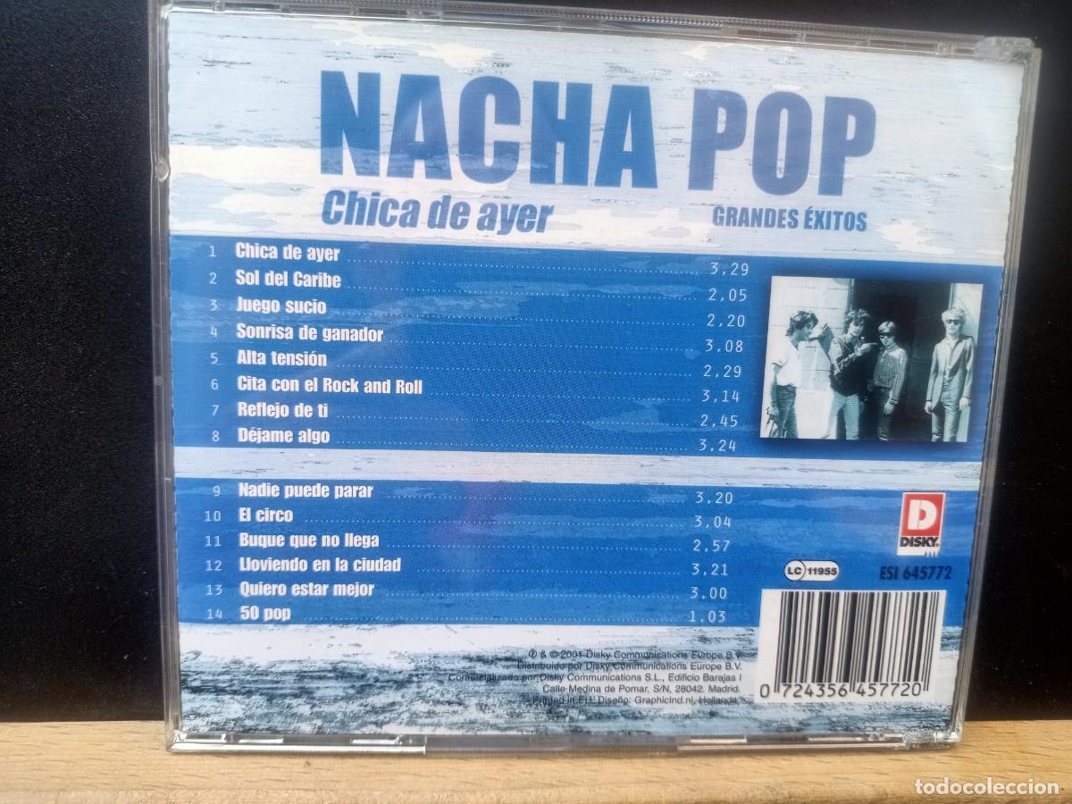 CDs de m&uacute;sica: NACHA POP - CHICA DE AYER - GRANDES &Eacute;XITOS - 2001 - Foto 4