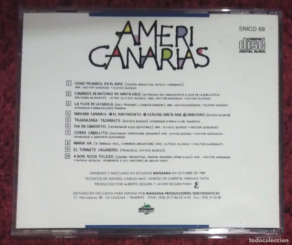 CDs de m&uacute;sica: LOS SABANDE&Ntilde;OS (AMERICANARIAS) CD 1989 - Foto 2