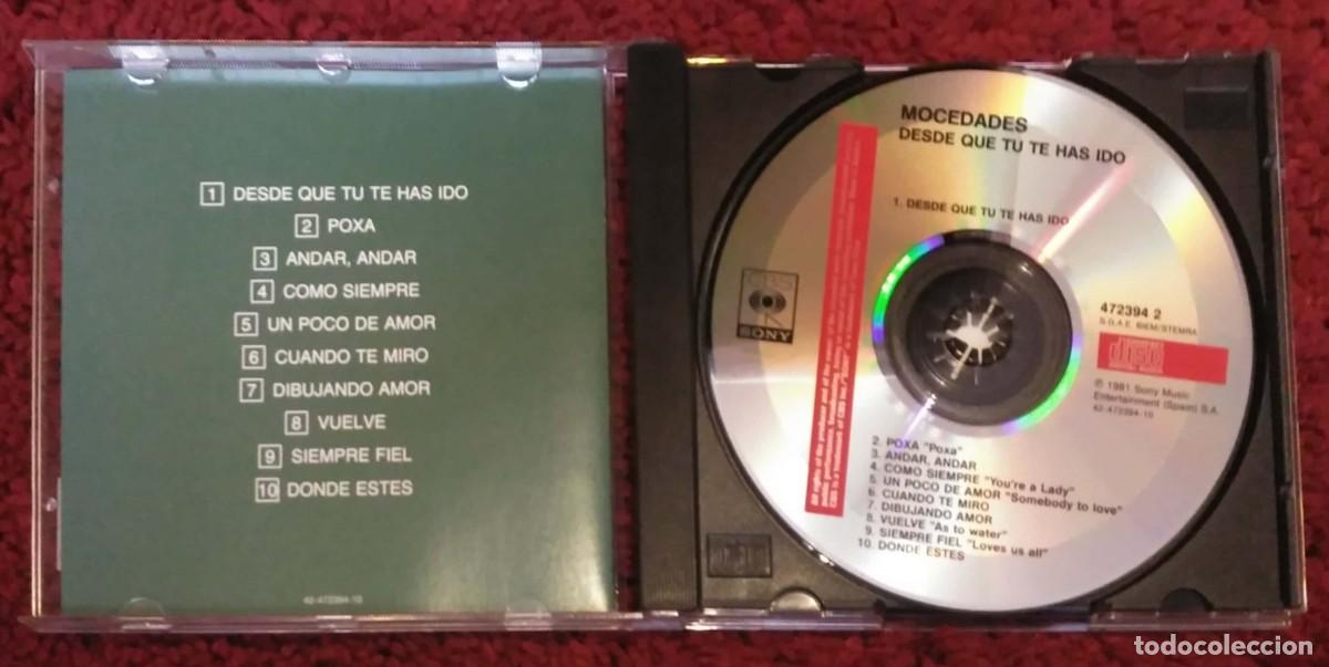 CDs de m&uacute;sica: MOCEDADES (DESDE QUE TU TE HAS IDO) CD 1992 - Foto 3