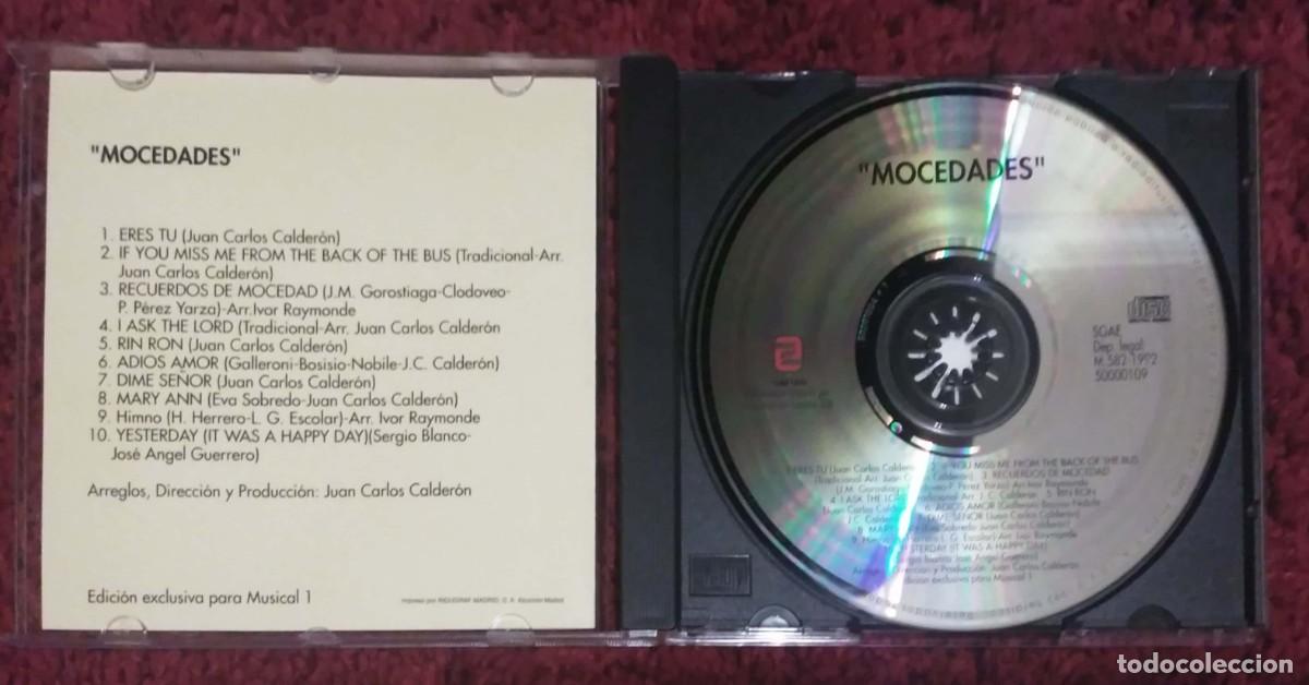 CDs de m&uacute;sica: MOCEDADES (ERES TU Y OTROS GRANDES EXITOS) CD 1991 - Foto 3